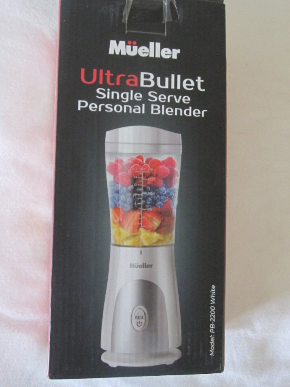 Mueller Ultra Bullet Blender- boxed - tested / works - missing lid